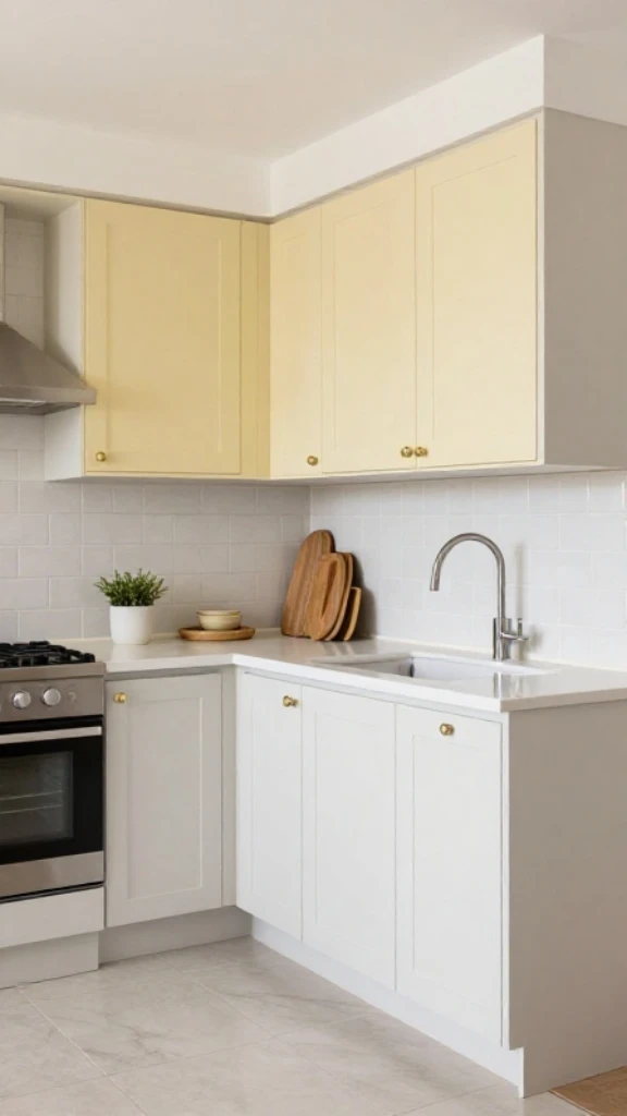 Choose Light Colors for Walls and Cabinets