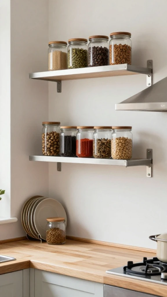 Go Vertical With Wall Shelves