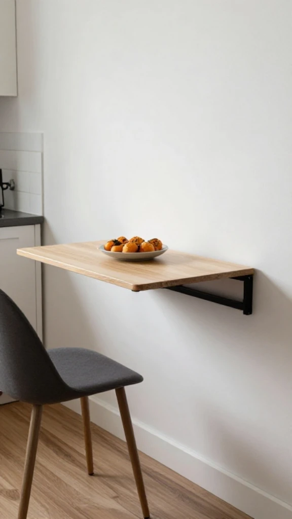 Install a Foldable or Wall-Mounted Table