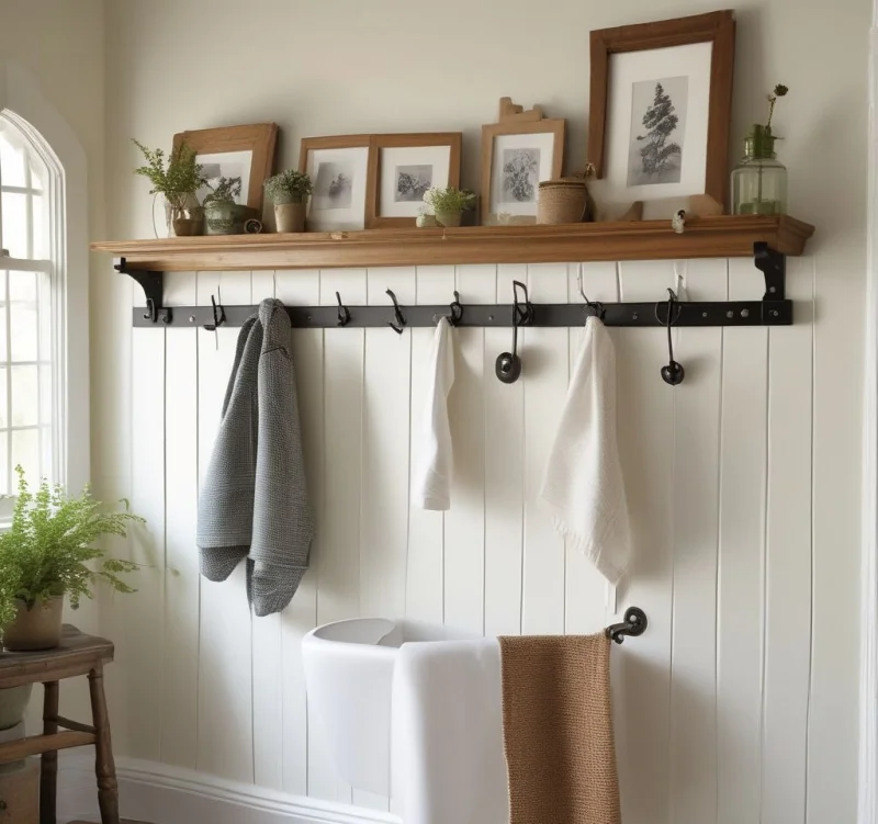 Add Farmhouse Character with Traditional Peg Rail Systems
