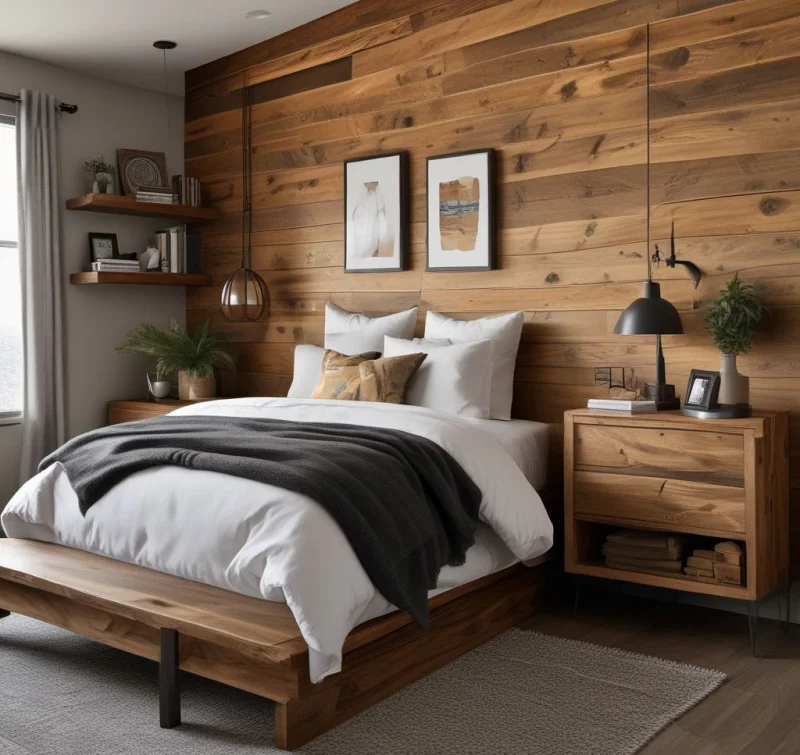 Add Natural Wood Details for a Warm Cozy Space
