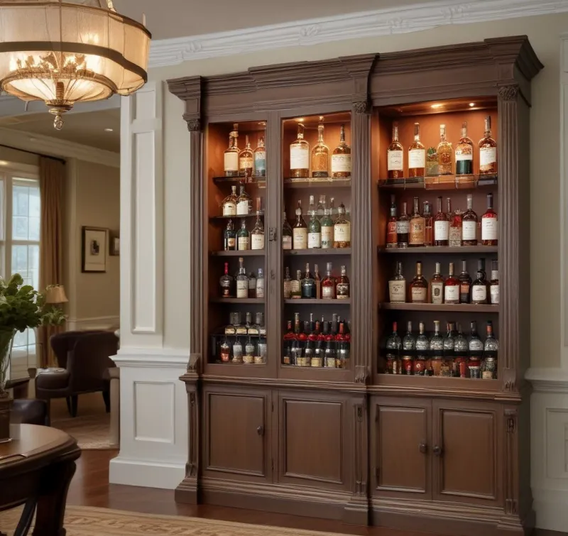 Add Sophistication with Glass-Front Display Cabinets
