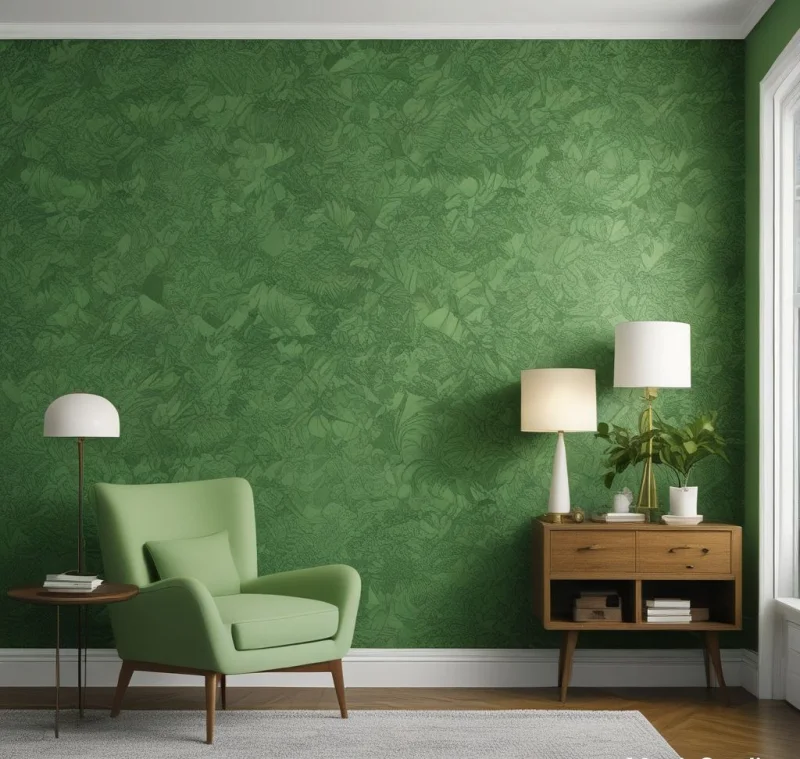 Add Sophistication with Textured Green Surfaces
