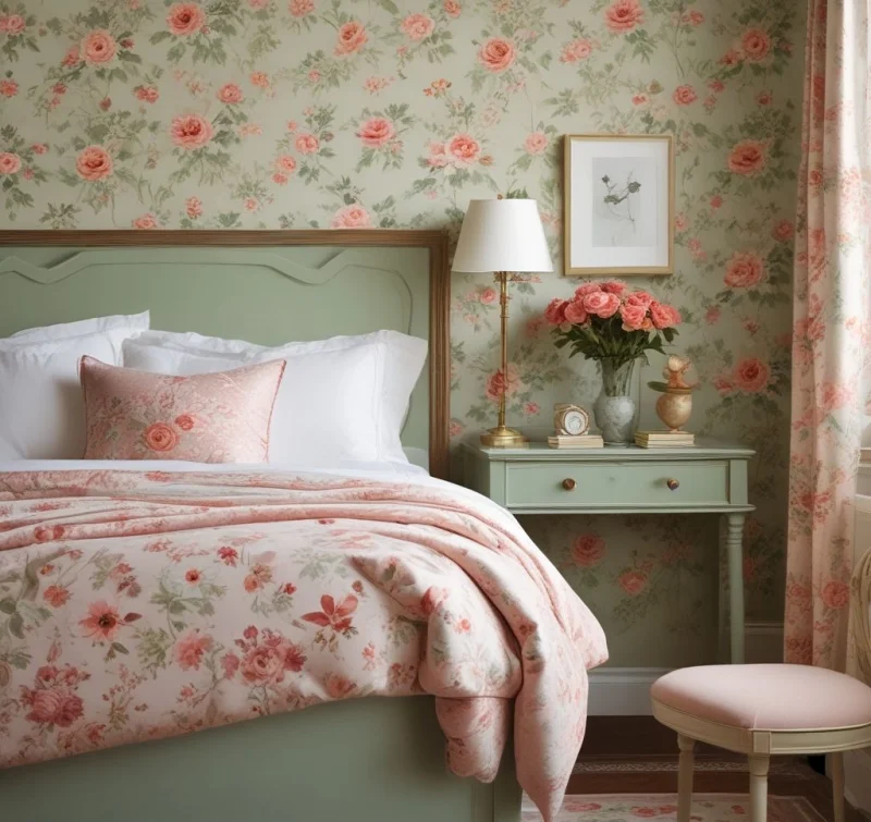 Add Vintage Romance with Delicate Floral Patterns
