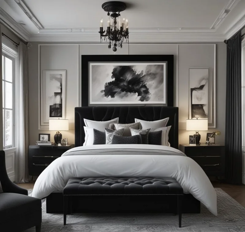 Adding Drama with Dark Touches in Contemporary Spaces
