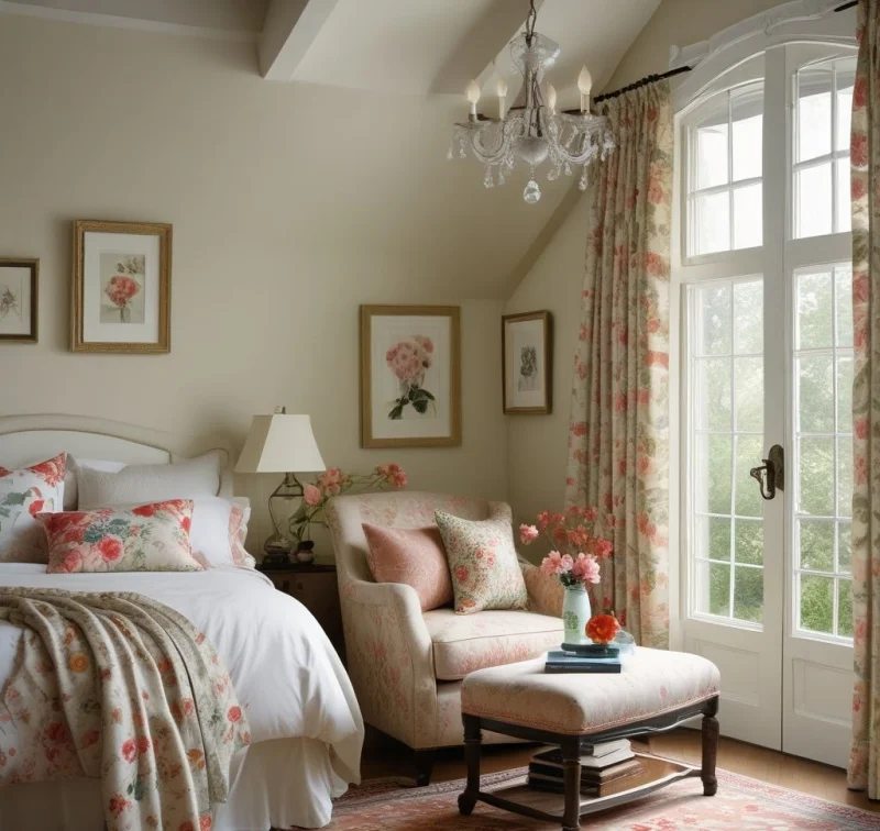 Adding Feminine Touches with Floral Design Elements
