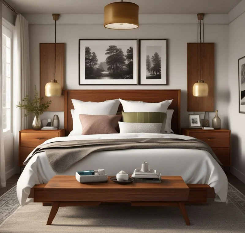 Adding Mid-Century Modern Flair with Vintage Teak Elements
