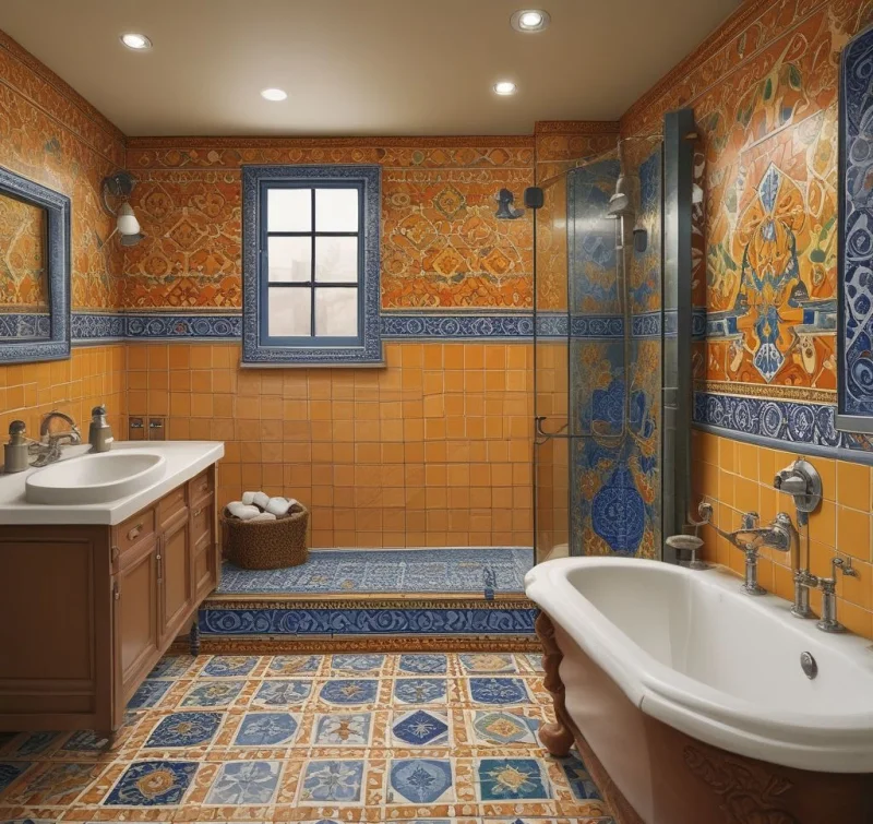 Authentic Spanish Shower Tradition
