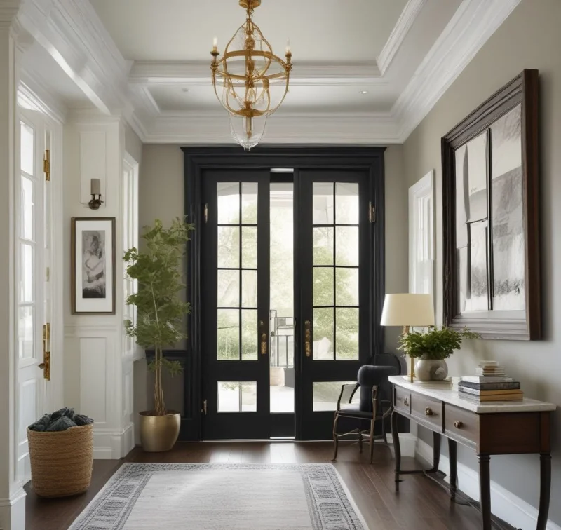Balanced Transitional Entrance
