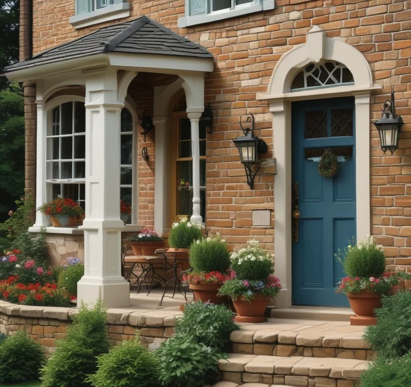Beautiful English Cottage Features for Charming Home Porches
