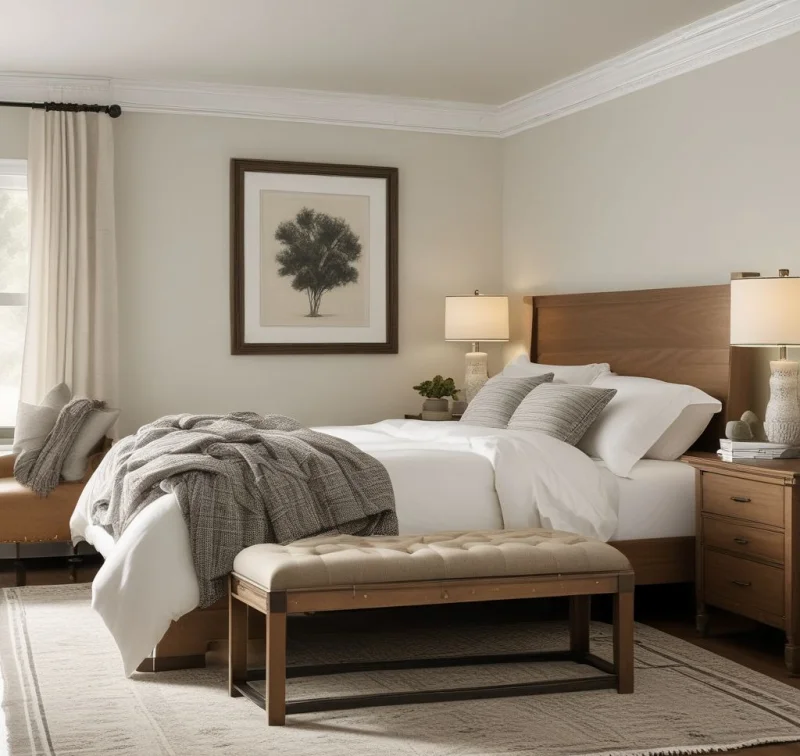 Blend Comfort with Contemporary Farmhouse Elements

