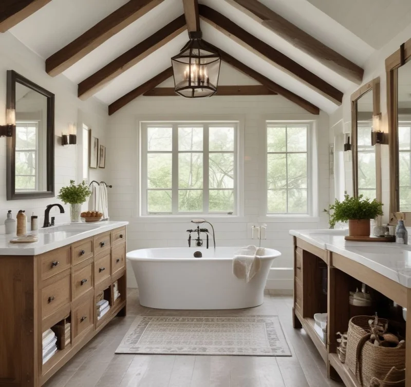 Blend Rustic and Refined for Sophisticated Country Style
