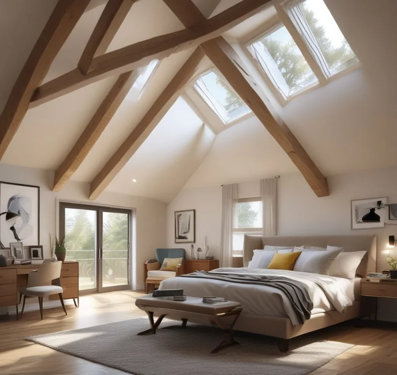 Blending Contemporary Style with Attic Architecture
