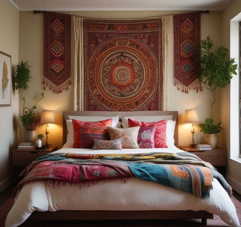 Bohemian Touches for Bedroom Style
