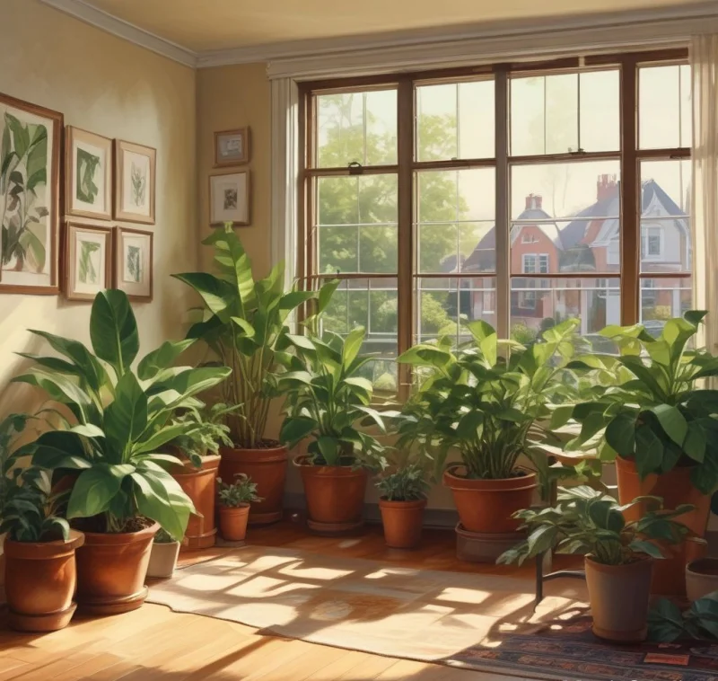 Bring Life Indoors with Green Plants
