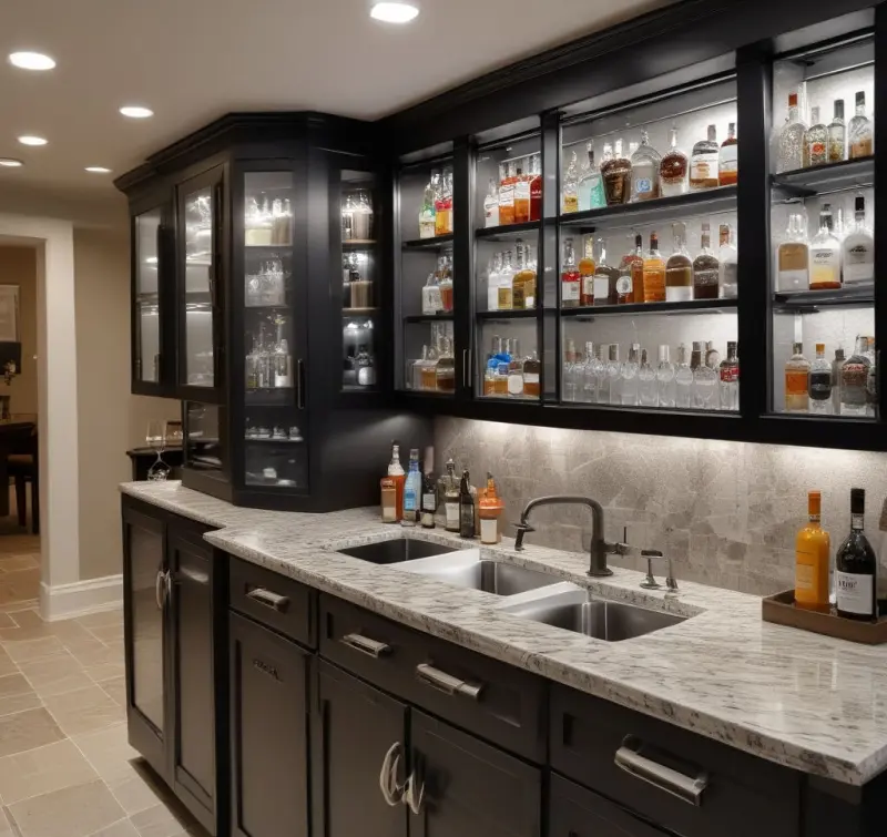 Bring Upscale Elegance to Your Lower Level
