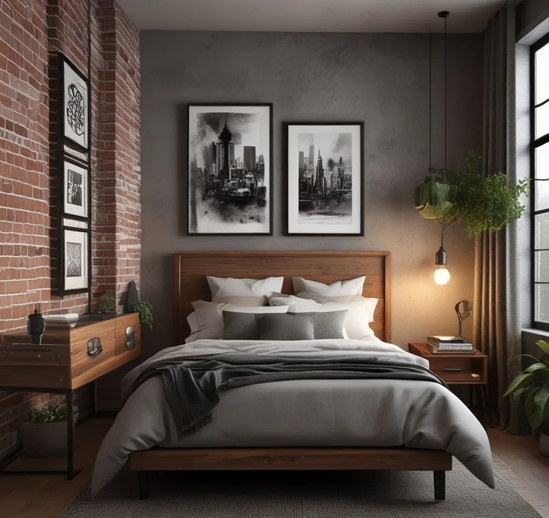 Bring Urban Factory Style to Your Small Room
