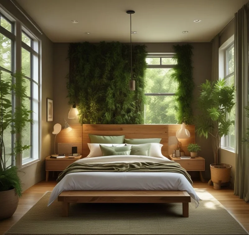 Bring the Outdoors Inside with Natural Green Elements
