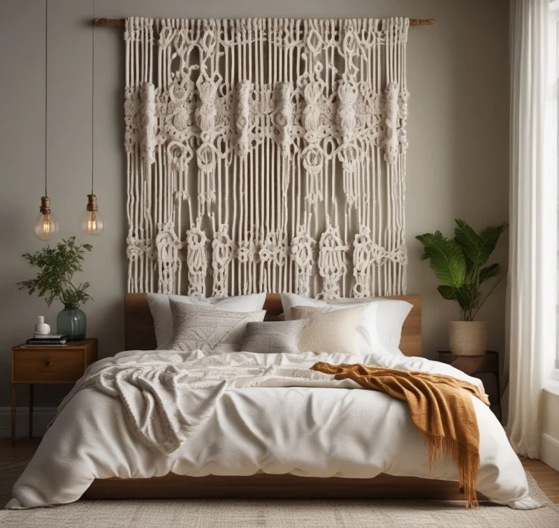 Bringing Bohemian Charm with Handcrafted Macramé Panels
