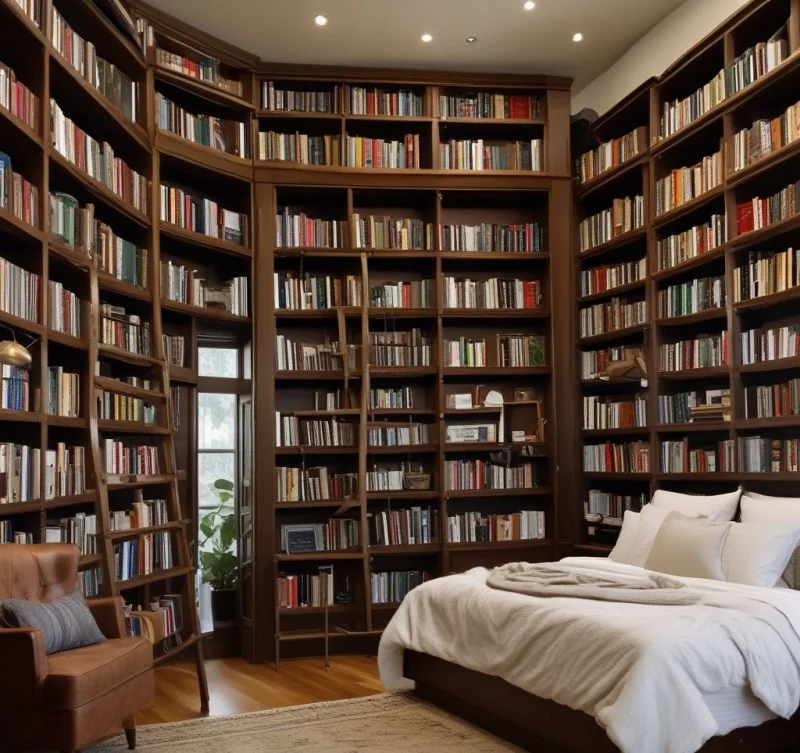 Build Your Dream Library Bedroom Retreat
