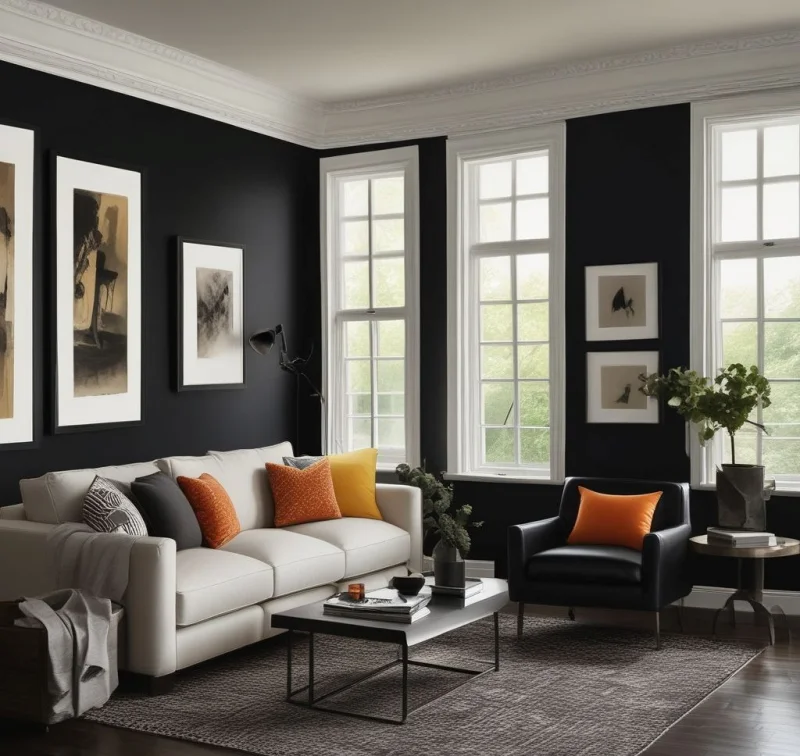 Building Visual Interest with Dark Wall Treatments
