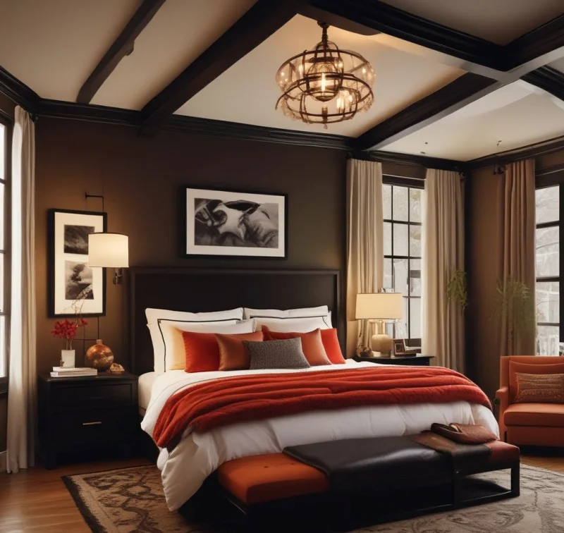 Building Warmth with Deep Accent Pieces
