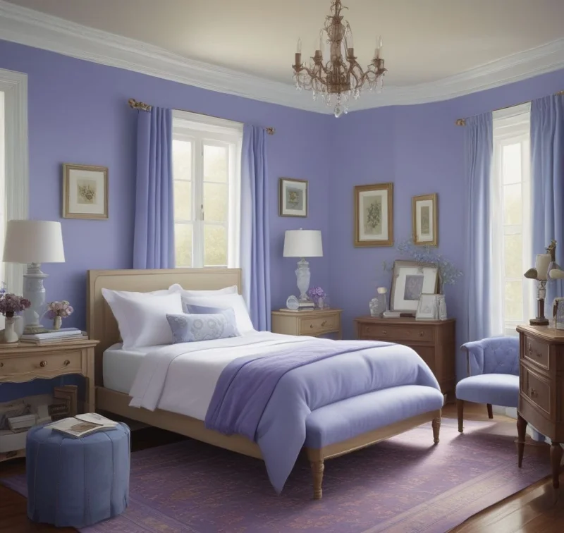 Calming Periwinkle for Sweet Dreams
