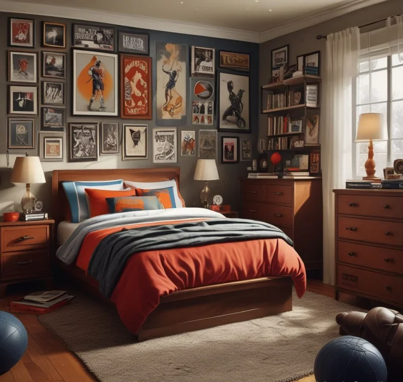 Celebrate Interests with Sports-Themed Décor
