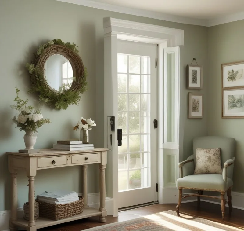 Charming Cottage-Style Entrance
