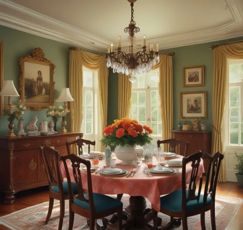 Charming Vintage Dining Room Stories
