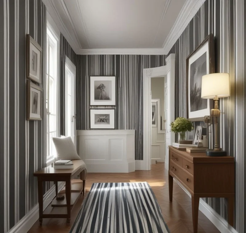Classic Linear Designs for an Elegant Hallway
