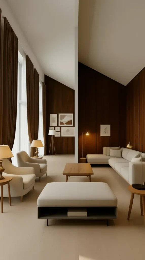 Clean And Simple Furniture Arrangement