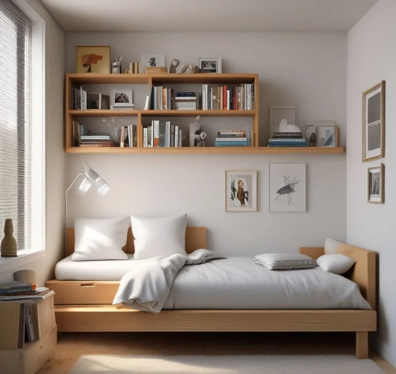 Clean Boys Bedroom With Simple Design
