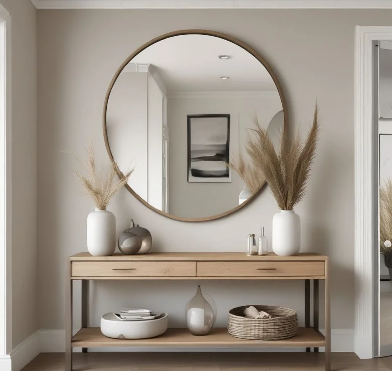 Clean Modern Minimalist Entrance
