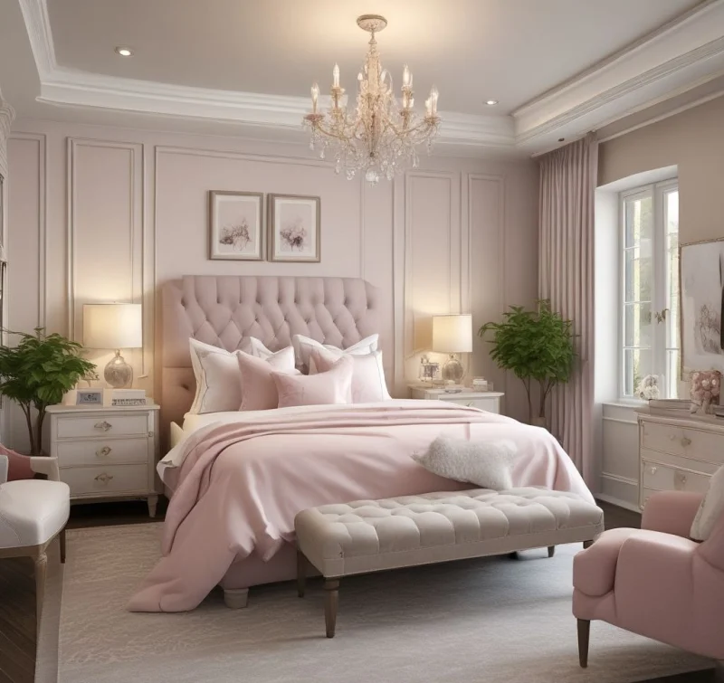Combine Soft Colors with Elegant Textures
