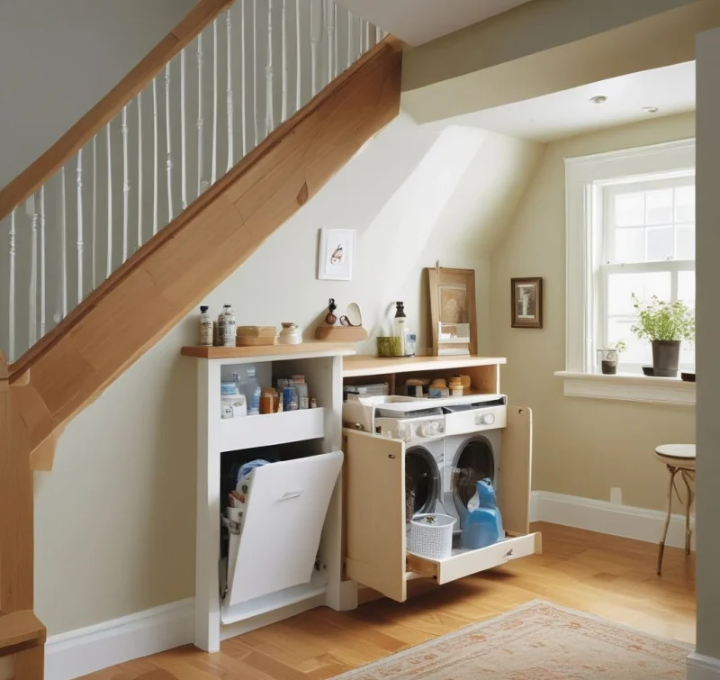 Compact Under-Stair Utility Room Solutions
