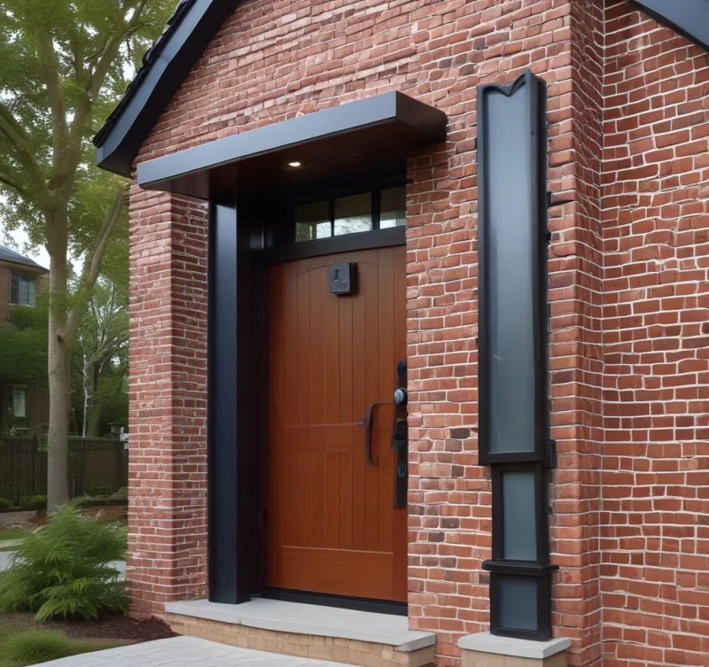 Contemporary Brick Entrance Designs for Stylish Home Access