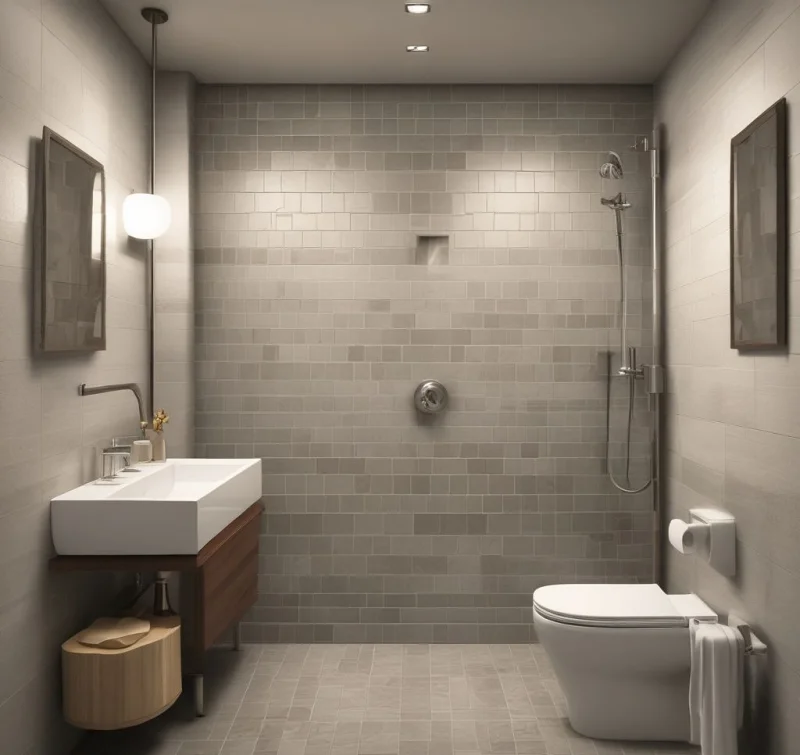 Contemporary Sophistication with Sleek Tiles
