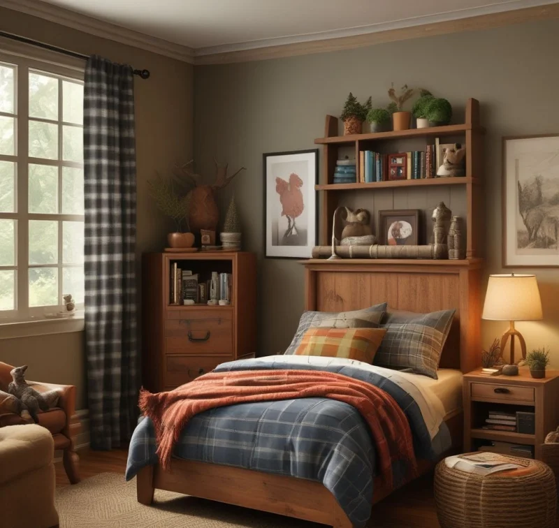 Countryside Boys Bedroom Design
