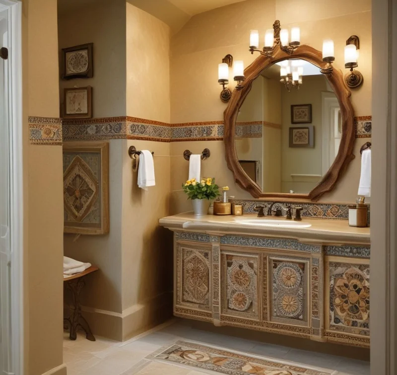 Countryside Mosaic Accent Design
