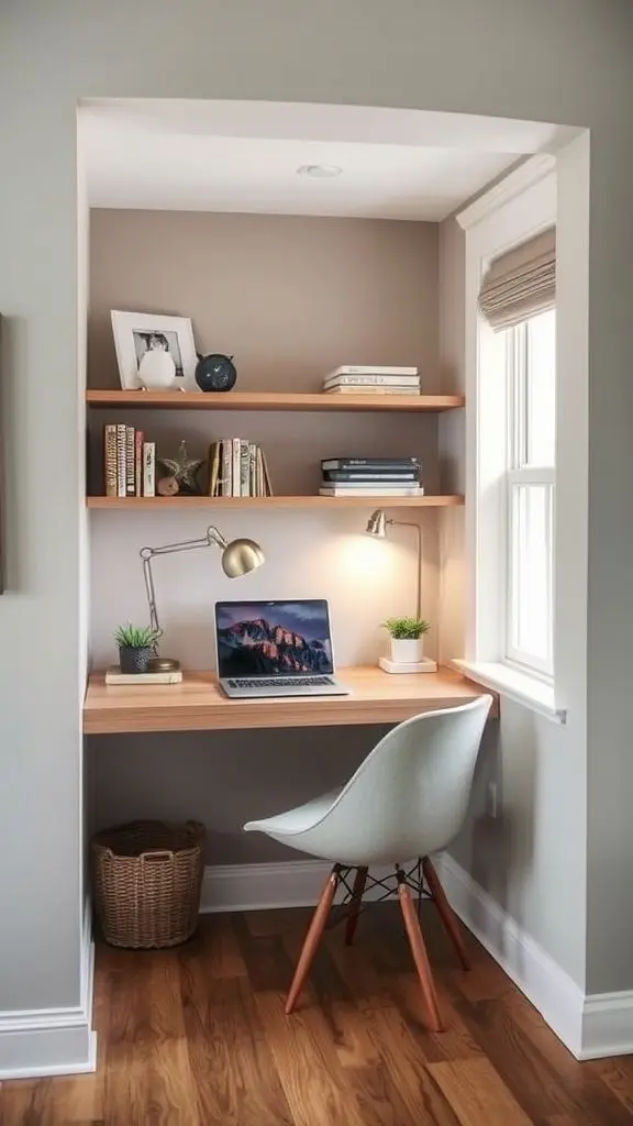 Cozy Alcove Work Area