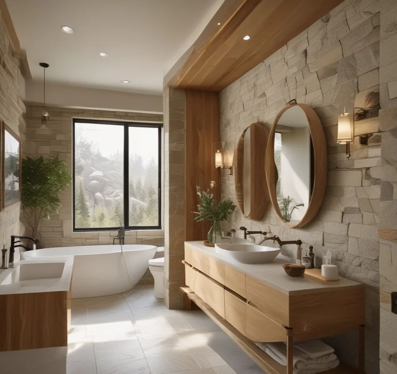 Cozy Natural Material Combinations
