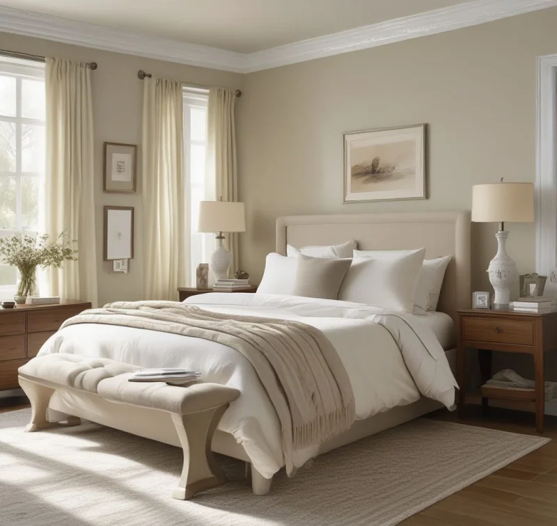 Create Calm with Gentle Neutral Tones
