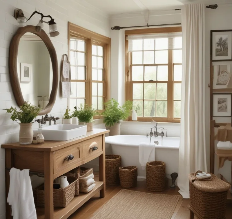 Create Cozy Comfort with Natural Accent Pieces
