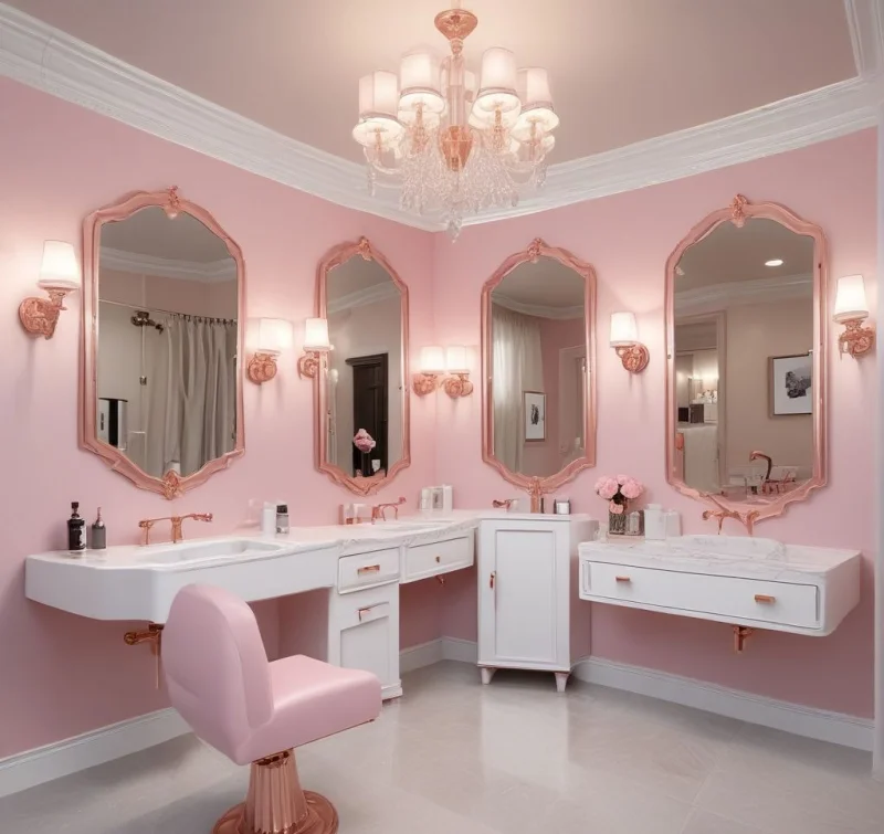 Create Tranquility with Rose Gold and Soft Pink Harmony