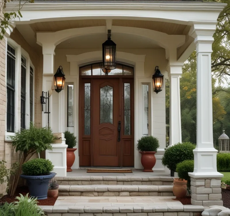Creating Attractive Home Entrances with Refined Porch Design