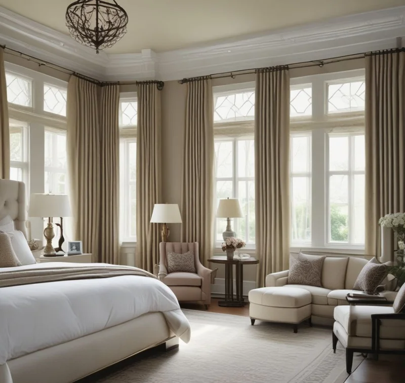Creating Drama with Ceiling-High Window Treatments
