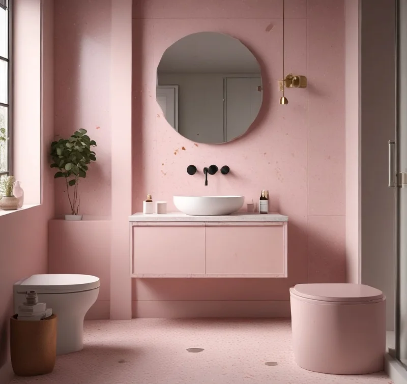 Creating Dreamy Spaces with Soft Pink Terrazzo
