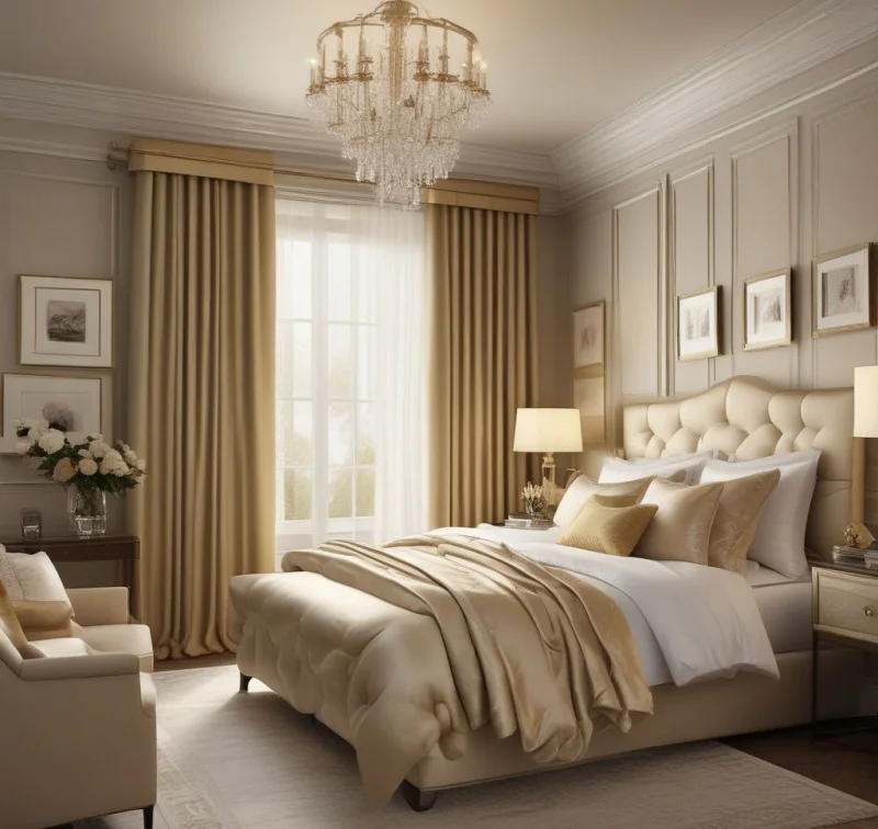 Creating Luxurious Ambiance with Lustrous Champagne Panels
