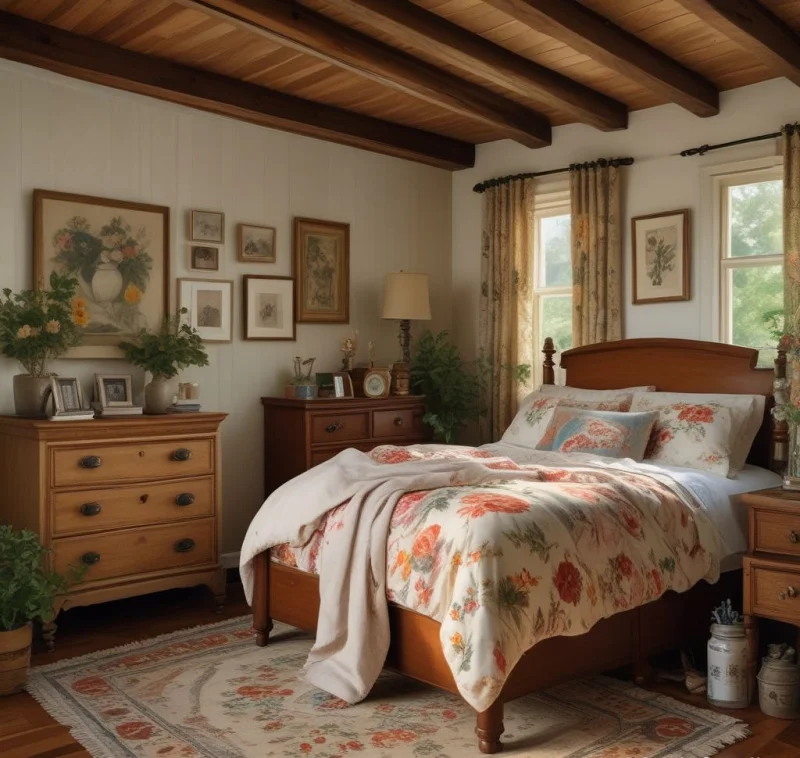 Creating an Enchanting Cottagecore Vintage Retreat
